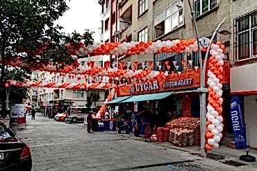 İstanbul Zincir Balon Süsleme
