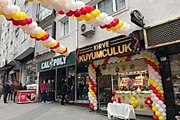 Açılış Organizasyonu Bina Balon Süsleme