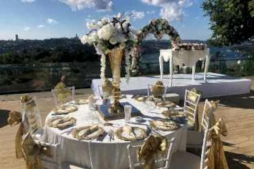 Düğün organizasyonu gold konsept