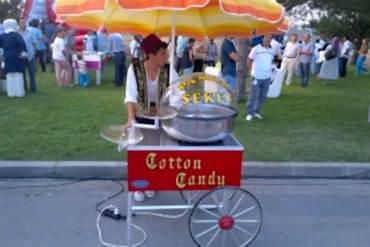 Karnaval Yiyecekler Pamuk Şeker