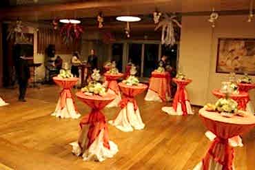 Kokteyl Masası Süsleme, Çiçek Süsleme