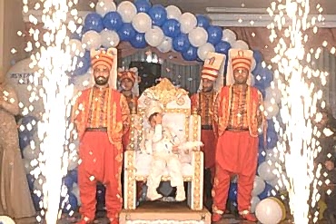 Sünnet Taht, Yeniçeri, Volkan Gösterisi