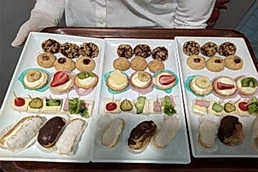 Kokteyl organizasyonu menüsü